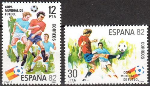 Poštovní známky Španìlsko 1981 MS ve fotbale Mi# 2496-97