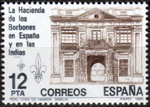 Potovn znmka panlsko 1981 Krlovsk mincovna v Seville Mi# 2530
