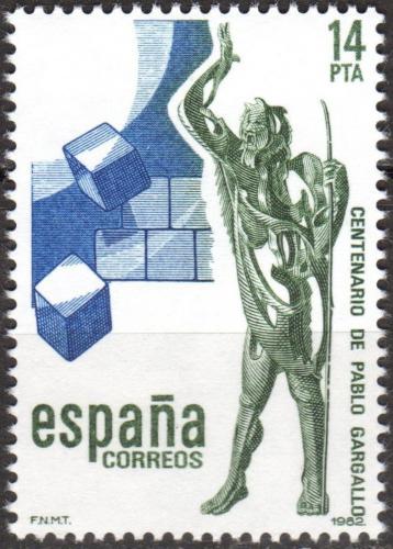 Poštovní známka Španìlsko 1982 Kovová skulptura, Pablo Gargallo Mi# 2569