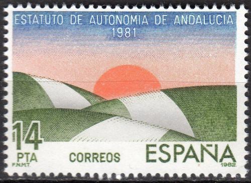 Potovn znmka panlsko 1983 Autonomie pro Andalusii Mi# 2572
