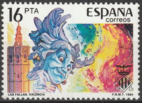 Poštovní známka Španìlsko 1984 Las Fallas ve Valencii Mi# 2624