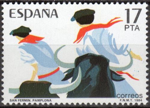 Poštovní známka Španìlsko 1984 San Fermín v Pamplonì Mi# 2641