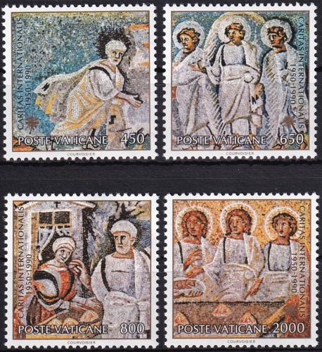 Poštovní známky Vatikán 1990 Mozaika Mi# 1002-05 Kat 5.50€