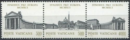 Poštovní známky Vatikán 1991 Svatopetrské námìstí Mi# 1043-45 Kat 6€