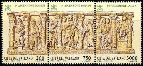 Poštovní známky Vatikán 1993 Svátek Nanebevstoupení Pánì Mi# 1090-92 Kat 6€