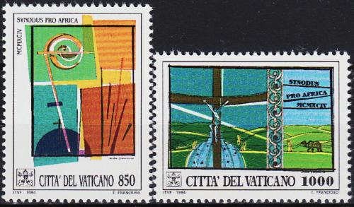 Poštovní známky Vatikán 1994 Setkání afrických biskupù Mi# 1116-17