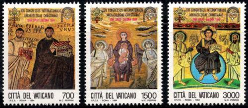 Poštovní známky Vatikán 1994 Kongres køes�anské archeologie Mi# 1124-26 Kat 6€