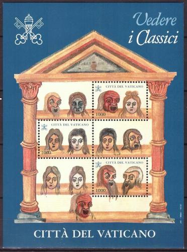 Poštovní známky Vatikán 1997 Knižní malba Mi# Block 17