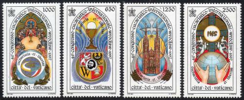 Poštovní známky Vatikán 1997 Svìtový eucharistický kongres Mi# 1217-20 Kat 7€