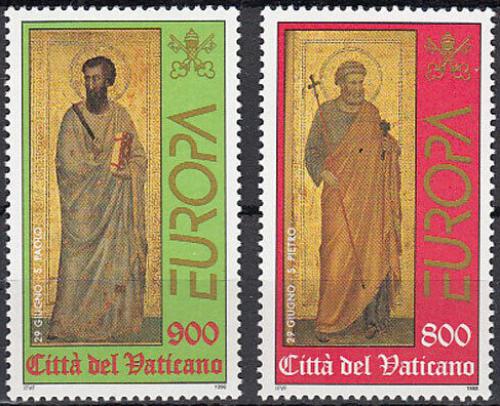 Poštovní známky Vatikán 1998 Evropa CEPT, národní svátky Mi# 1242-43