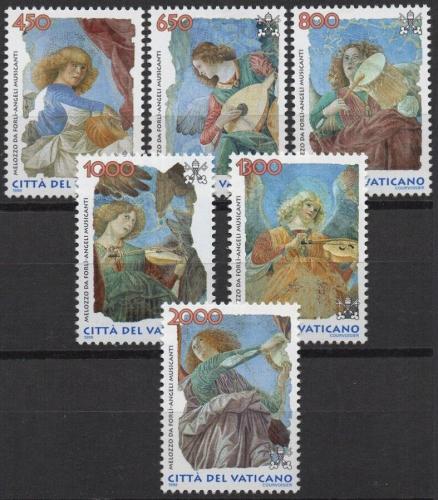 Poštovní známky Vatikán 1998 Fresky, Melozzo Mi# 1246-51 Kat 9€
