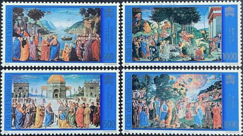 Poštovní známky Vatikán 2000 Restaurace Sixtinské kaple Mi# 1341-44 Kat 9€