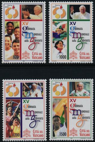 Poštovní známky Vatikán 2000 Svìtový rok mládeže Mi# 1346-49 Kat 6.50€