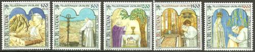Poštovní známky Vatikán 2001 Cesty papeže Jana Pavla II. Mi# 1375-79