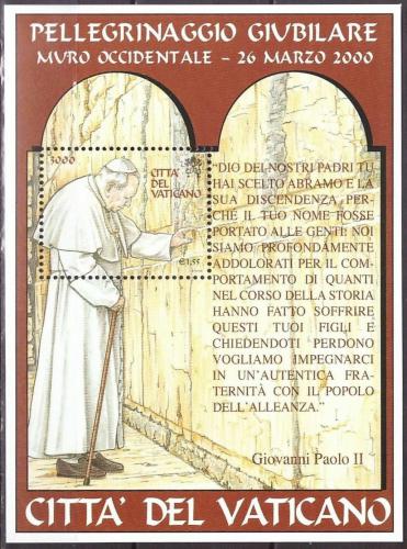 Poštovní známka Vatikán 2001 Cesty papeže Jana Pavla II. Mi# 1375-79