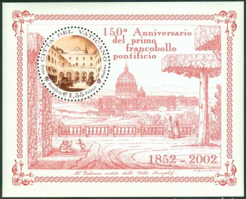 Poštovní známka Vatikán 2002 Palazzo Madama v Øímì Mi# Block 23