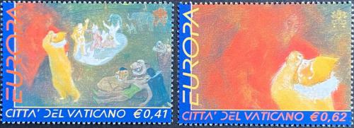 Poštovní známky Vatikán 2002 Evropa CEPT, cirkus Mi# 1415-16