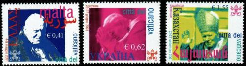 Poštovní známky Vatikán 2002 Cesty papeže Jana Pavla II. Mi# 1424-26