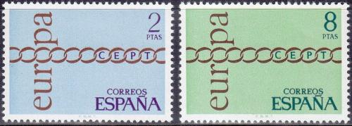 Poštovní známky Španìlsko 1971 Evropa CEPT Mi# 1925-26