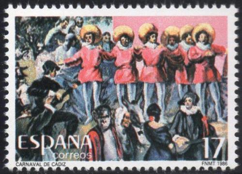 Poštovní známka Španìlsko 1986 Karneval v Cádizu Mi# 2717