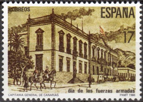 Potovn znmka panlsko 1986 Palacio de Capitana General de Canarias Mi# 2729