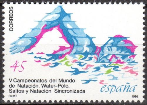 Poštovní známka Španìlsko 1986 MS v plavání Mi# 2738