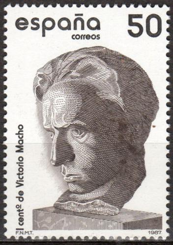 Poštovní známka Španìlsko 1987 Victorio Macho, sochaø Mi# 2807