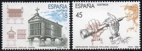 Poštovní známky Španìlsko 1988 Turismus Mi# 2836-37