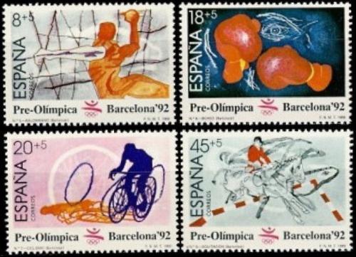 Poštovní známky Španìlsko 1989 LOH Barcelona Mi# 2875-78