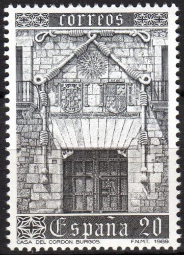 Poštovní známka Španìlsko 1989 Casa del Cordón v Burgosu Mi# 2881