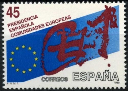 Poštovní známka Španìlsko 1989 Pøedsednictví v ministerské radì EU Mi# 2887