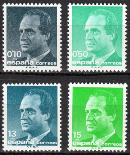 Poštovní známky Španìlsko 1989 Král Juan Carlos I. Mi# 2888-91