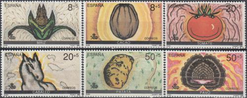 Poštovní známky Španìlsko 1989 Objevení Ameriky, 500. výroèí Mi# 2909-14