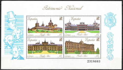 Poštovní známky Španìlsko 1989 Kláštery Mi# Block 35