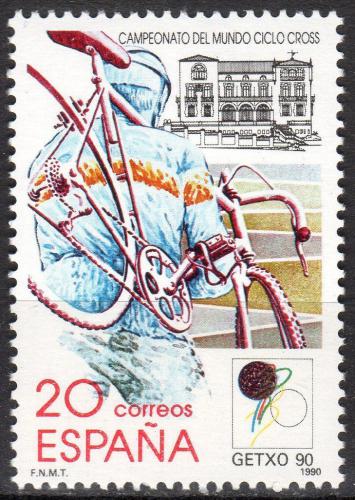 Poštovní známka Španìlsko 1990 MS v cyklokrosu Mi# 2927