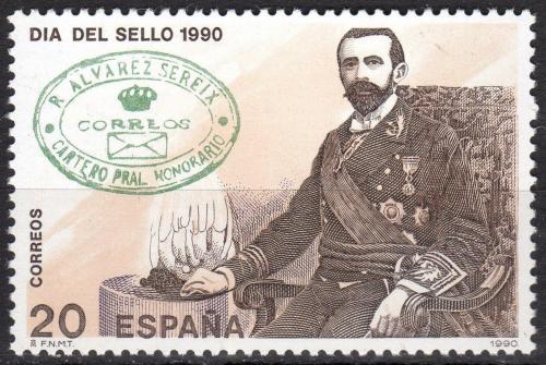 Poštovní známka Španìlsko 1990 Rafael Alvarez Sereix, vìdec Mi# 2936