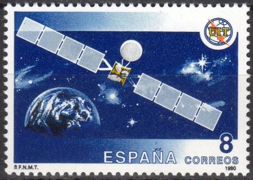 Poštovní známka Španìlsko 1990 ITU, 125. výroèí Mi# 2939