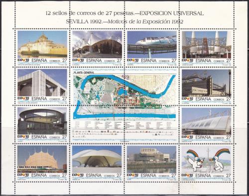 Poštovní známky Španìlsko 1992 Výstava EXPO ’92 Sevilla Mi# 3048-59