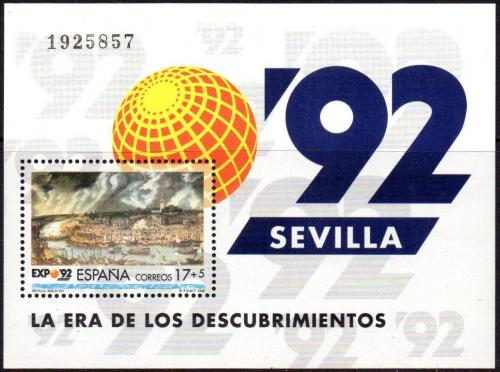 Potovn znmka panlsko 1992 Vstava EXPO 92 Sevilla Mi# Block 43
