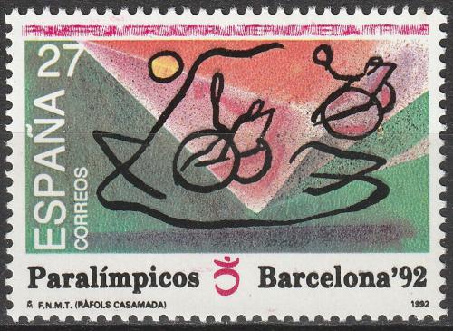 Potovn znmka panlsko 1992 Paralympida Barcelona Mi# 3061