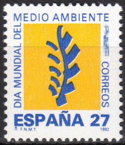 Poštovní známka Španìlsko 1992 Ochrana životního prostøedí Mi# 3072