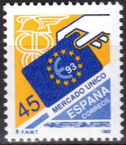 Potovn znmka panlsko 1992 Evropsk vnitn trh Mi# 3087