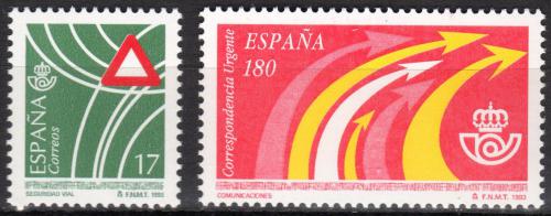Poštovní známky Španìlsko 1993 Bezpeènost silnièního provozu Mi# 3107-08