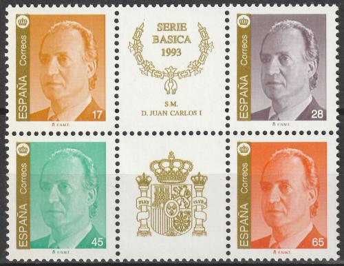 Potovn znmky panlsko 1993 Krl Juan Carlos I. Mi# 3117-20