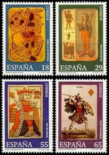 Poštovní známky Španìlsko 1994 Hrací karty Mi# 3174-77