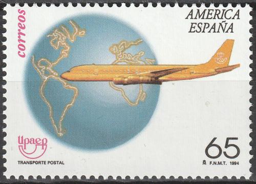 Poštovní známka Španìlsko 1994 Letadlo Douglas DC-8 Mi# 3178