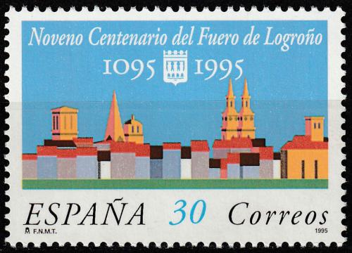 Poštovní známka Španìlsko 1995 Logroño Mi# 3197