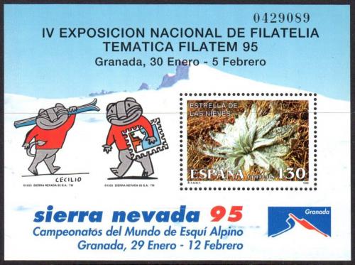 Poštovní známka Španìlsko 1995 Výstava FILATEM ’95, Granada Mi# Block 56
