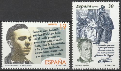 Poštovní známky Španìlsko 1995 Spisovatelé Mi# 3212-13
