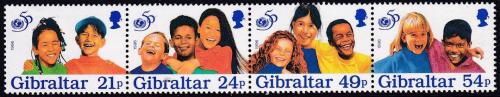 Poštovní známky Gibraltar 1996 UNICEF, 50. výroèí Mi# 770-73 Kat 5.50€